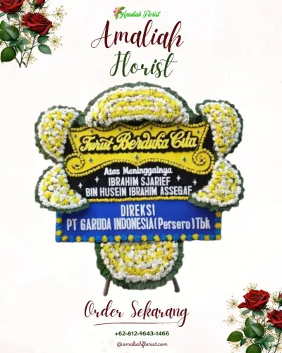 Papan Bunga Duka di Cariu